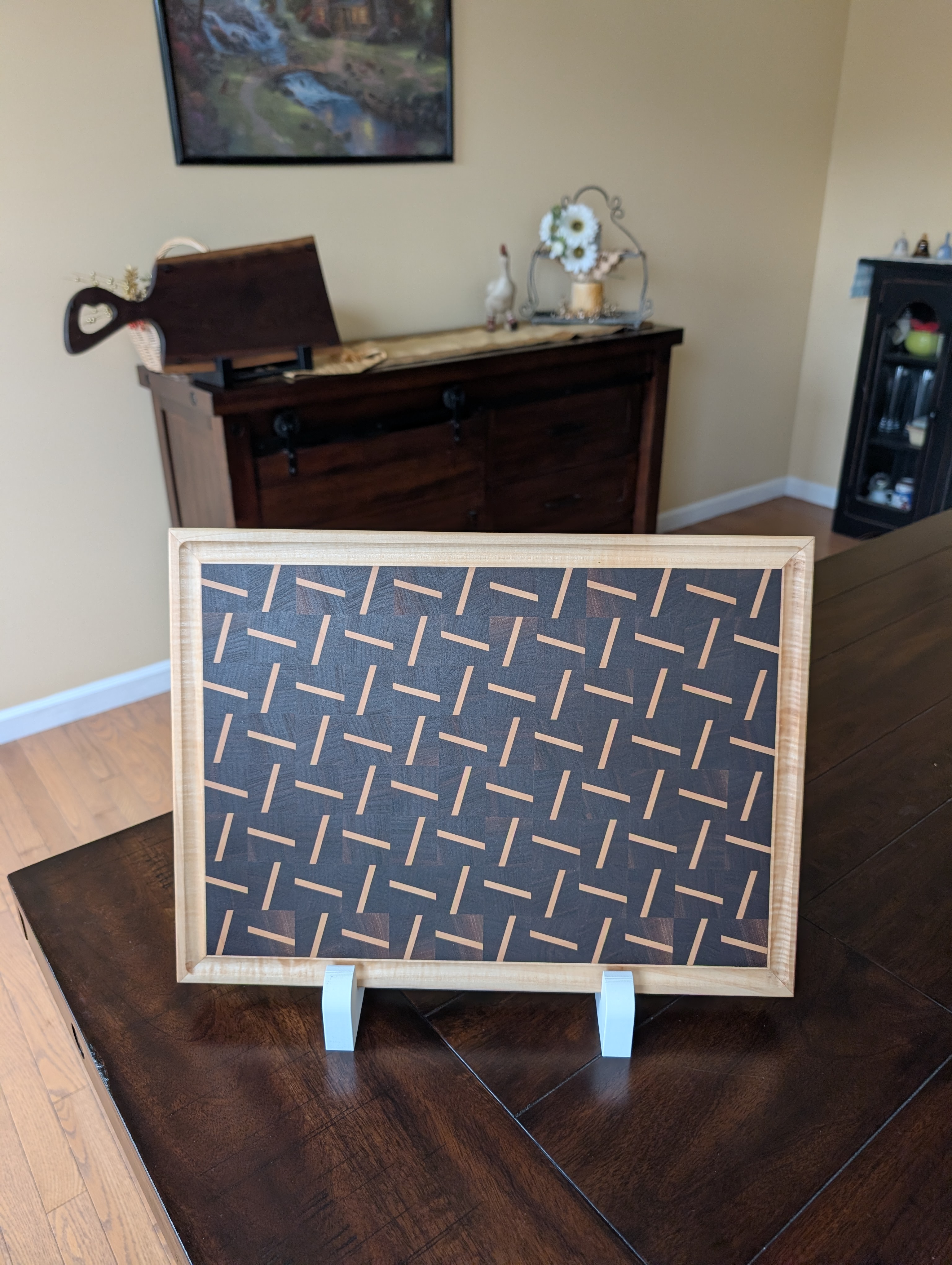 Basket Weave End-Grain Cutting Board